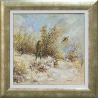 Almási László Vadászaton 50x50